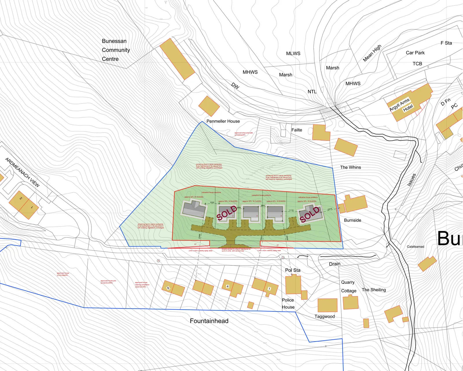 Plots 1, 2, 3, 4 & 5 Fountainhead, Bunessan, Isle of Mull, PA67 6DP